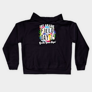 1th Grade Field Day 2024 Let The Games Begin Kids Teachers Kids Hoodie